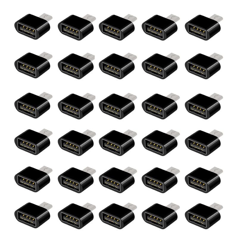 30 PCS Black USB C to USB Connector