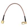 UWB Ultra Wideband Log Periodic Antenna High Gain 5 6dB Stable Signal Reception 1 35GHz 9 5GHz Frequency Range with Adapter Cable for Router Booster WLAN WiFi Antenna Conversion view 2