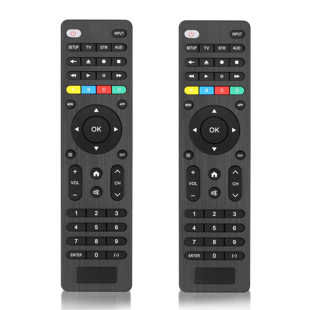 2PCS Nmaayss Universal TV Remote Control for Samsung, TCL, LG, Hisense, Sony, Philips, Toshiba and Other Brands Smart TVs, Compatible with Streaming Players, Sound Bar Audio and DVD/Blu-ray Players