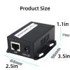 CHICHIYANG 1 Set Network IP Network Signal Extender Over Coax with LED Lights Max 500M BNC Transmission for 720P 960P 1080P Cameras view 4