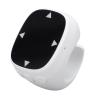 Yunseity Bluetooth Scrolling Ring, Wireless BT 5.3 Camera Shutter and Music Remote Controller, up to 10M Distance, Rechargeable Page Turner for Android Phones and Tablets (White) view 1