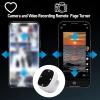 Yunseity Bluetooth Scrolling Ring, Wireless BT 5.3 Camera Shutter and Music Remote Controller, up to 10M Distance, Rechargeable Page Turner for Android Phones and Tablets (White) view 3