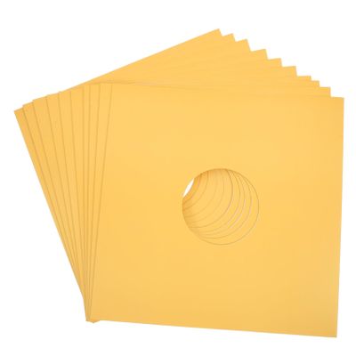 Toyvian 10pcs Vinyl Record Sleeves Protective Album for Records Paper Protectors Lightweight Tear-Resistant for Storage Display