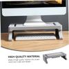 ABOOFAN 1Pc Elevated Monitor Stand with Modern Desktop Storage Rack for Accessory Design for Home Office Use Smooth Edges Strong Bearing Capacity view 3