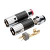 bodateng LIHUA High End Level MIC Microphone Carbon Fiber 24K Gold Plated 4pins XLR Headphone Special Plug for 4Pins Ja-ck Plug Cable(Female) view 4