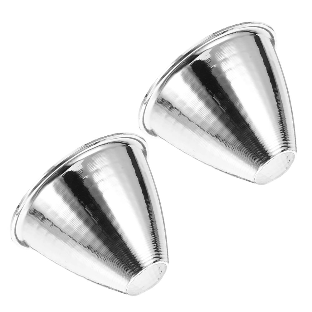 QUMIIRITY 2Pcs LED Flashlight Reflector Cup Replacement High Brightness Lighting Accessory for Indoor Outdoor Use Even Light Distribution Eye Comfort for Camping and Emergency