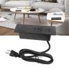 Desk Outlet Recessed Power Strip with 2 AC Outlets PD 20W USB C 18W USB A Port and 15W Wireless Charger 1.5m Cable (Black) view 3