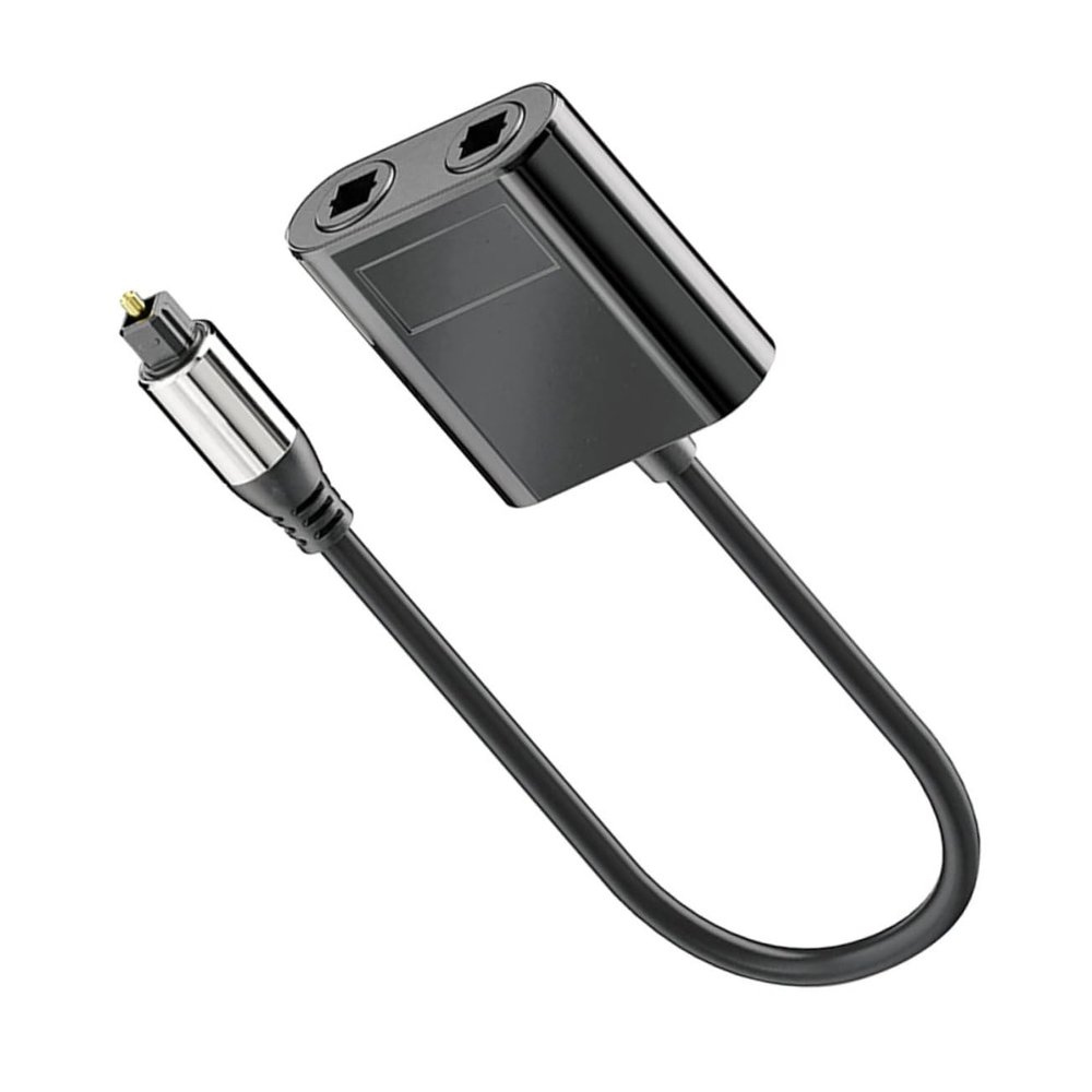 ELAYARD Audio Splitter Optical Fiber Splitter Out Fiber Audio Cable for Home Theater