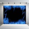 Loccor 7x5ft Fabric Blue Lightning Backdrop Spectacular Stormy Blue Sky Glowing Thunderbolt with Smoke and Fog Background Birthday Party Decorations Photo Studio Props view 3