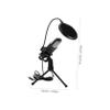 Parliky Portable USB Microphone for Gaming Streaming RGB Lighting Noise Cancelling Podcasting Kit Computer Conference view 2
