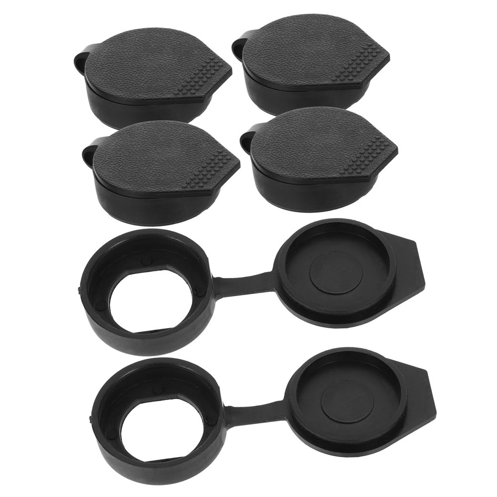 AUTSUPPL 6pcs Cover for Outdoor Cabinet Lock Enclosure Case Fingerprint Cap Plastic Door Cover for Rainproof Protection