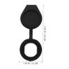 AUTSUPPL 6pcs Cover for Outdoor Cabinet Lock Enclosure Case Fingerprint Cap Plastic Door Cover for Rainproof Protection view 2