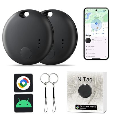 Air Tracker Tags for Android,GPS Tracker for Vehicles,Car GPS Tracker Works with Google's Find Hub Device App,Smart Tracking Tag for Keys,Suitcase,Backpack,Wallet