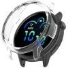 2 Pack Case Compatible with Garmin Vivoactive 6, Hard Bumper Case, Shockproof Protective Cover, without Screen Protector (Clear/Clear) view 2