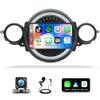 2+32G Car Radio for BMW Mini Cooper R56 2007 2008 2009 2010 2011 2012 2013 2014 for CarPlay Wireless Android Auto - 9 Inch Touch Screen Car Stereo DSP/WiFi/GPS/SWC/Bluetooth AHD Backup Camera view 1