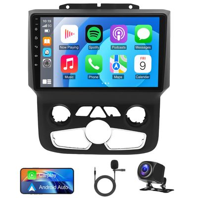 Car Radio for Dodge Ram 1500 2500 3500 2013 2014 2015 2016 2017 2018 with Wireless carplay/Android auto/Touchscreen/Android13/GPS Navigation/HD Backup Camera