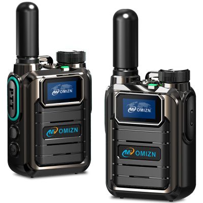 OMIZN M3 Walkie Talkie with Unlimited Range Over 4G LTE, Lifetime Free, AES256 Encrypted Two Way Radio, Noise Reduction, IP65 Portable Handheld Radio for Security, Fleet and Construction etc