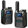 OMIZN M3 Walkie Talkie with Unlimited Range Over 4G LTE, Lifetime Free, AES256 Encrypted Two Way Radio, Noise Reduction, IP65 Portable Handheld Radio for Security, Fleet and Construction etc view 1