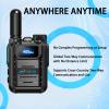 OMIZN M3 Walkie Talkie with Unlimited Range Over 4G LTE, Lifetime Free, AES256 Encrypted Two Way Radio, Noise Reduction, IP65 Portable Handheld Radio for Security, Fleet and Construction etc view 2