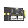 3042/3052 B Key USB Bus to Double Memory Card Flashing Reader Adapter Risers Card Key B WWAN Slot for Laptop view 1