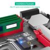 3042/3052 B Key USB Bus to Double Memory Card Flashing Reader Adapter Risers Card Key B WWAN Slot for Laptop view 2