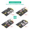 3042/3052 B Key USB Bus to Double Memory Card Flashing Reader Adapter Risers Card Key B WWAN Slot for Laptop view 3