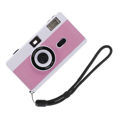 CONGARTENO 1Pc Reusable Film Camera with Build in Flash Retro Design for Low Light Photography Lightweight Vintage Camera Present for Friends and Family Compatible with Any Film