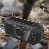 1200mAh Hand Crank Emergency Radio, Portable NOAA AM FM Weather Radio with SOS Alarm & Flashlight, 3 Ways Powered Alert Radios, Cell Phone Charger for Camping view 2