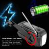 1200mAh Hand Crank Emergency Radio, Portable NOAA AM FM Weather Radio with SOS Alarm & Flashlight, 3 Ways Powered Alert Radios, Cell Phone Charger for Camping view 3