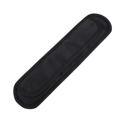 LOORGVEL Detachable Black Shoulder Strap Pad Cushion for Backpacks and Bags Comfortable Oxford Fabric Replacement for Guitar and Camera Straps