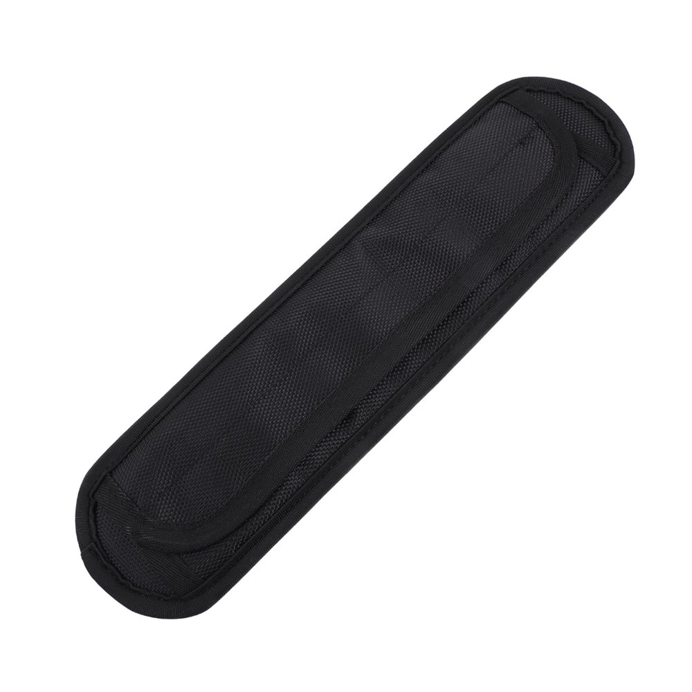 LOORGVEL Detachable Black Shoulder Strap Pad Cushion for Backpacks and Bags Comfortable Oxford Fabric Replacement for Guitar and Camera Straps