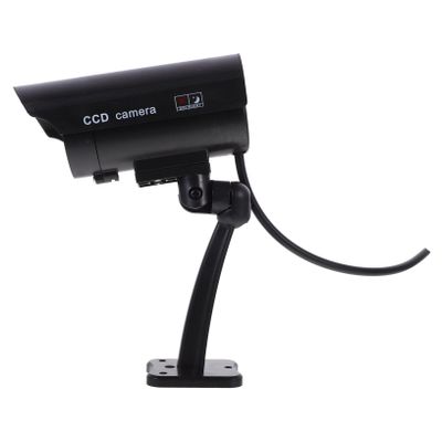 balacoo High Simulation CCTV Dummy with Flashing Led Light for Indoor Outdoor Use Mount Included Realistic Appearance for Enhanced Security