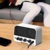 MVUYO Mini Portable Acoustic Amplifier Speaker 5Watt Acoustic Guitar Amplifierr Normal/Bright Channels(Black) view 4