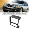9 Inch Car Radio Fascia Panel 2 DIN Dashboard Navigation Fascia Panel Frame Car Radio Stereo Fascia Navigation Panel Frame Installation Dash Kit view 3