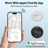 2025 [Apple MFi Certified] (iOS Only) Bluetooth Tracker Smart Finder for Apple Find My iPhone Keys Finder GPS Tracker, 5-10 Years Staying Power, Keys Finder and Item Locator for Wallet, Bags, Passport view 2