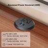 20W USB-C Fast Charge Recessed Power Grommet, 2 inch Flush Mount Desk Outlet with 6.5 FT Extension Cord, Space-Saving Countertop Power Strip for Home Office School Hotel view 2