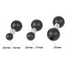 Hjdlhx Replacement Rubber Mounting Composite Ball Adapter for Mobile Phone Brackets, 25mm to 25mm view 4