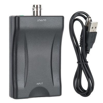 Black HDMI to BNC Video Converter Adapter, Female CVBS Coaxial Connector, HD 1080P Output for PAL NTSC Systems, DVD Recorders, Security Cameras DVRs