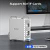 ORICO MiniPro Stand with 1TB NVMe SSD(Built-in no Remove), 4-in-1 USB-C Hub for Mac mini, 10Gbps High-Speed Data Transfer, Tool-Free Design, External Storage Solution (MS10-1T) view 4