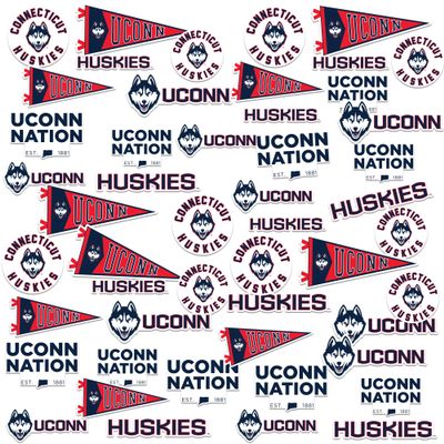 University of Connecticut Huskies Variety 50ct, Skateboard, Indoor/Outdoor