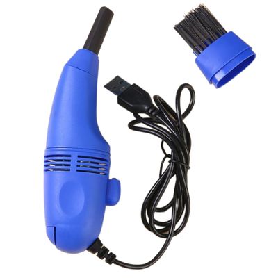 Jualyue Keyboard Vacuum Cleaner Portable Mini Desktop Vacuum Long Lasting Handheld Cleaner with USB Cord, Nozzle  Brush, Mini for Cleaning Laptop Dust, Hair, Crumbs