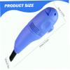 Jualyue Keyboard Vacuum Cleaner Portable Mini Desktop Vacuum Long Lasting Handheld Cleaner with USB Cord, Nozzle  Brush, Mini for Cleaning Laptop Dust, Hair, Crumbs view 3