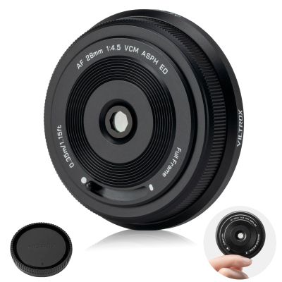 VILTROX 28mm F4.5 Z, AF 28mm f/4.5 Pancake Full Frame Lens for Nikon Z, Auto Focus Wide Angle Prime Lens for Nikon Z-Mount Cameras Z5 Z50 Z50II Z6 Z6II Z7 Z7II ZFC Z30 Z9 Z8 ZF Z6III