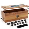 Acacia Wood Cord Organizer, Large Cable Management Solution, for Power Strips and Floor-Level Devices  Conceals TV Wires, Computer Cables, Router, USB Hub view 1