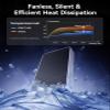 ORICO 80Gbps 1TB Portable SSD, 5000MB/s R 3200MB/s W Portable Fanless Cooling Design, Aluminum Alloy, Compatible with Thunderbolt 5/4/3, Ultra-Fast External SSD, for Video Editing/Photography/Design view 3