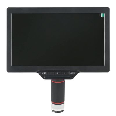 Lab Microscope Accessories 16MP 1080P 5X - 528X 10.1 LCD Display Video Digital Microscope