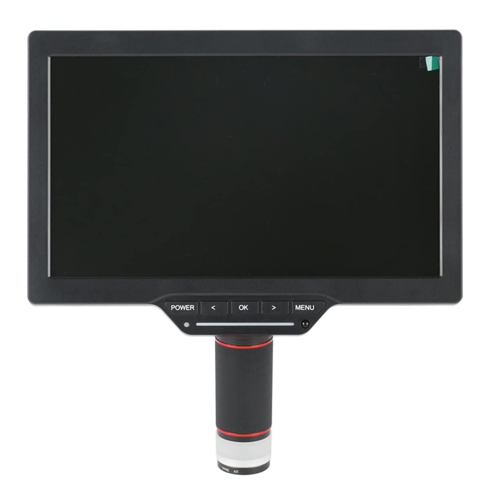 Lab Microscope Accessories 16MP 1080P 5X - 528X 10.1 LCD Display Video Digital Microscope