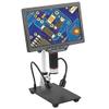 Lab Microscope Accessories 16MP 1080P 5X - 528X 10.1 LCD Display Video Digital Microscope view 3
