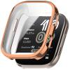 3 Pack Cases for Amazfit Bip 6 with Screen Protector, Flexible TPU Shockproof Scratch Proof Cover Case for Amazfit Bip 6 (Clear/Clear/Rose Gold) view 3