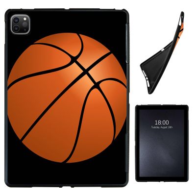 for iPad Pro 12.9 Inch Case 2022/2021/2020(6th/5th/4th Gen),Slim Soft Shockproof TPU Silicone Protective Back Shell Case for iPad Pro 12.9 inch, Basketball